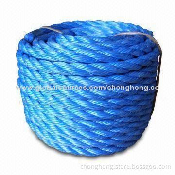 Mono-filament PP Rope with Twisted and Braided Types and 1.75 to 1,730kg/220m Theoretical Weight